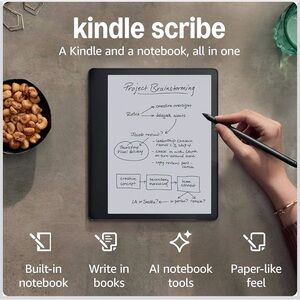 Kindle Scribe E-Reader - Sleek Black